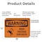Signmission High Voltage 240 Volts With Symbol OSHA Warning Sign, Plastic, 18in W x 12in L, 2PK OS-2PACK-WS-P-1218-L-12175 - alternate 6